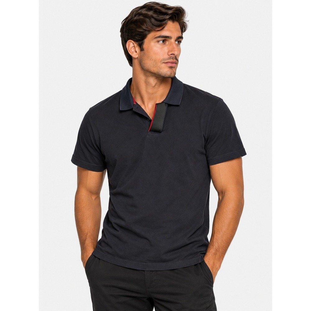 Hugo Boss Hugo Black Short Sleeve Polo Shirt Designer Collared M